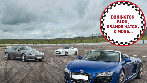 Four Supercar Driving Blast at a Top UK Race Track