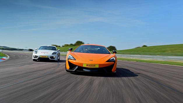 McLaren 570S and Porsche Driving at Thruxton