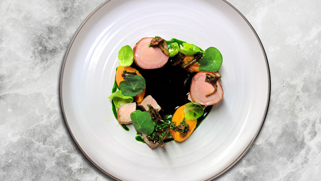 Five Course Tasting Lunch with a Welcome Drink at Pied a Terre for Two Five Course Tasting Lunch with a Welcome Drink at Pied a Terre for Two