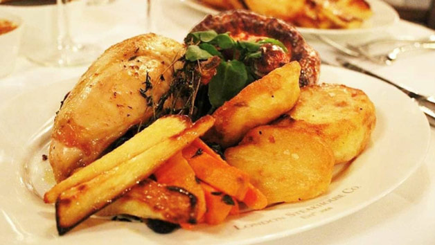 Three Course Sunday Roast with Cocktails for Two at Marco Pierre White London Steakhouse Co Three Course Sunday Roast with Cocktails for Two at Marco Pierre White London Steakhouse Co