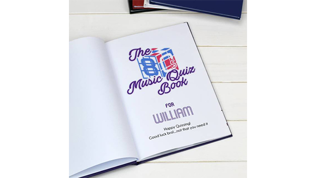 Personalised 1980s Music Quiz Book Personalised 1980s Music Quiz Book