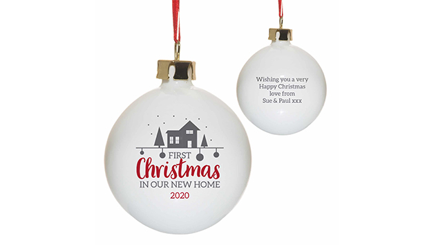 First Christmas in Our New Home Decorative Bauble First Christmas in Our New Home Decorative Bauble