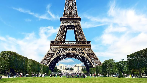 Guided Day Trip of Paris with Lunch at the Eiffel Tower for Two