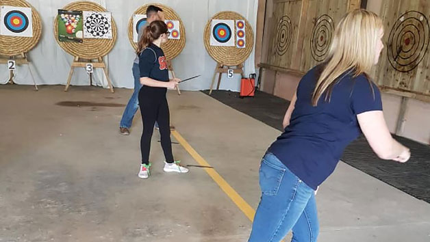 Axe Throwing Adults at Aim Country Sports for Two