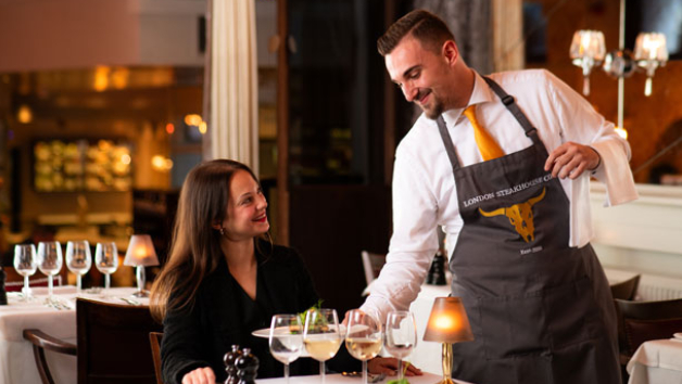 Three Course Meal and Wine Flight for Two at Marco Pierre White's London Steakhouse Co. picture