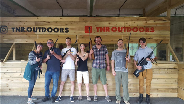 90-Minutes Axe Throwing, Archery and Air Rifle Shooting for Two with TNR Outdoors