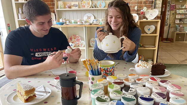 Pottery Painting for Two with the Willow Gallery
