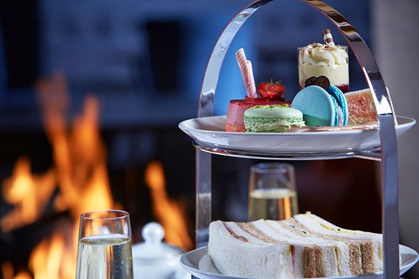 Champagne Afternoon Tea for Two at Barnett Hill, Surrey