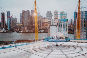 Up at The O2 Snow Globe Climb for One Image 1