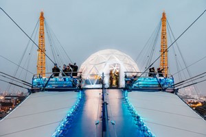 Up at The O2 Snow Globe Climb for Two Image 5