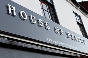 Full Body Spray Tan or Gelish Polish at House of Beauty for Two picture