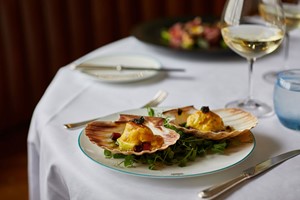 Three Course Pre Theatre Meal with a Glass of Champagne for Two at The Rubens at The Palace picture