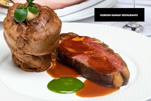Gordon Ramsay Sunday Roast for Two at The River Restaurant, The Savoy Hotel, London picture