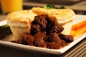 Three Course Meal with a Bottle of Wine at The Roundabout Hotel for Two picture