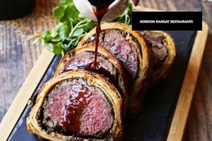Gordon Ramsay Beef Wellington Dining Experience with a Cocktail for Two picture