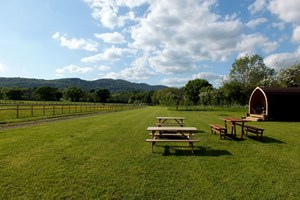 One Night Glamping Break at Rosebud Meadow Image 1