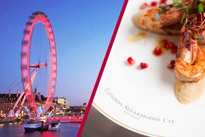 Three Course Meal at Marco Pierre White London Steakhouse Co with a Visit to the London Eye for Two picture