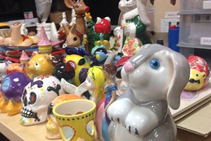 Pottery Painting at Razzle Dazzle Pots for Two Adults and Two Children picture