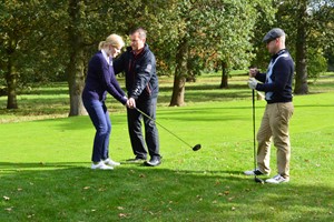 Nine Hole Golf Playing Lesson for Two with £5 off Voucher Each picture