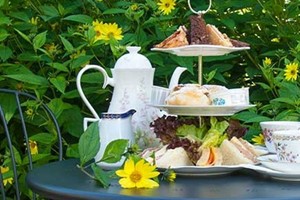 Entrance to Barnsdale Gardens with an Afternoon Tea for Two picture