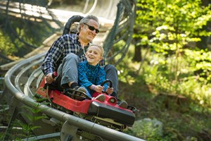 Zip World Fforest Coaster Shared Sled Ride for One Adult and One Child Image 3