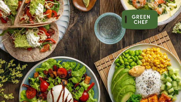 Green Chef One Week Meal Kit with Three Meals for Two People Image 1