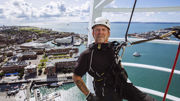 Abseiling Down Spinnaker Tower for One Image 4