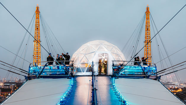 Up at The O2 Snow Globe Climb for One Image 4