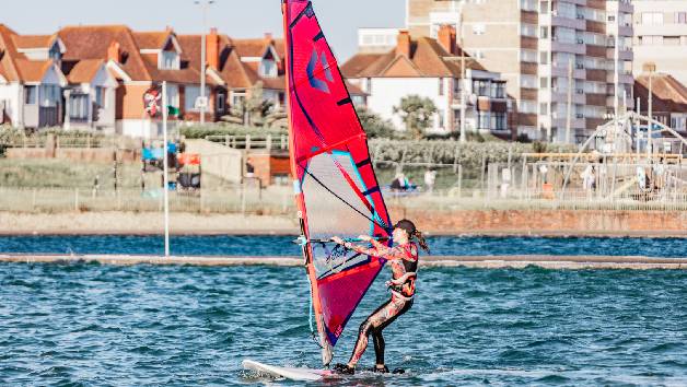 Windsurf Taster at Lagoon Watersports for One picture