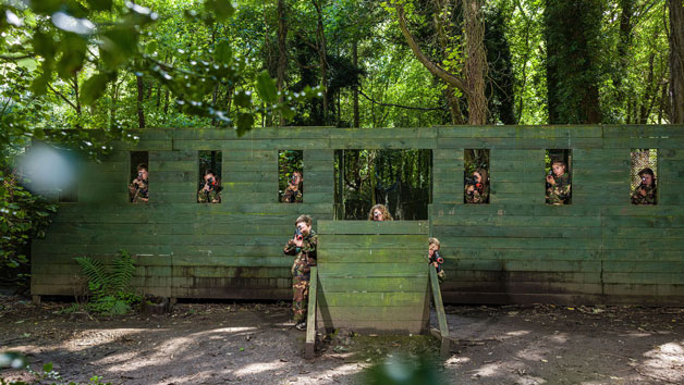 Click to view details and reviews for Family Forest Laser Tag For Four And Lunch At Go Laser Tag London.