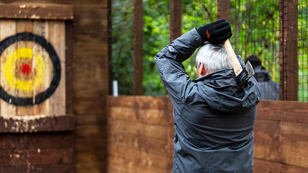 Click to view details and reviews for Axe Throwing For One Adult At Go Ape.