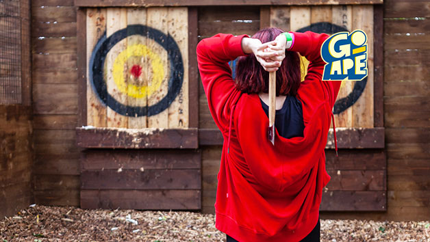 Axe Throwing for Two Adults at Go Ape Image 1