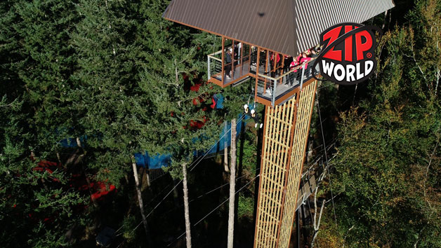 Entry to Plummet 2 for Two at Zip World Fforest Image 1