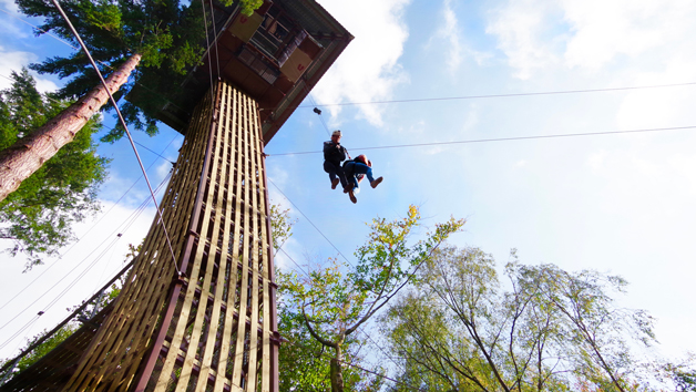 Entry to Plummet 2 for Two at Zip World Fforest Image 2