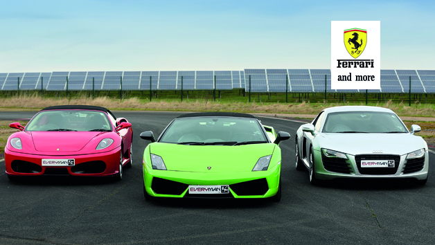 Triple Supercar Driving Blast with High Speed Passenger Ride picture