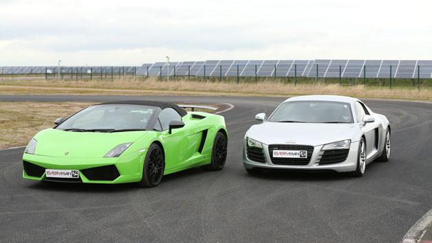 Double Supercar Driving Blast with High Speed Passenger Ride Image 1