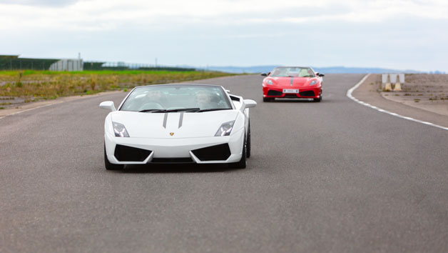Lamborghini and Ferrari Driving Blast for One picture