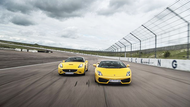 Double Supercar Driving Blast with High Speed Passenger Ride picture