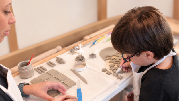 Private Tic Tac Toe Ceramics Workshop with Katherine Fortnum Ceramics for One Adult and One Child picture