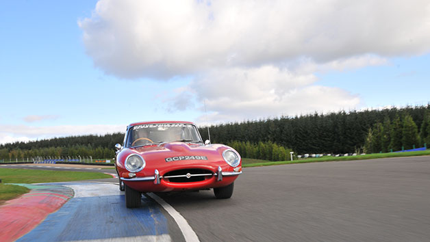 Jaguar E-Type Driving Thrill at Knockhill Racing Circuit for One Image 3