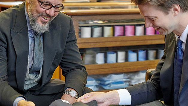 Custom Tie Making Experience with The Savile Row Company for One Image 2