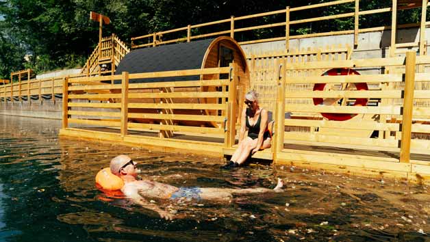 Thrill and Chill for One: Sauna and Skywire at Hangloose at Bluewater Image 2