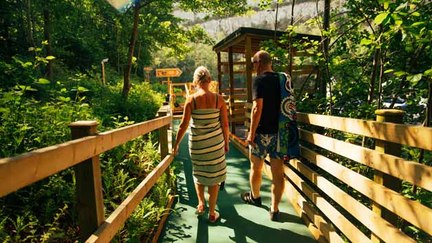 Thrill and Chill for One: Sauna and Skywire at Hangloose at Bluewater Image 5