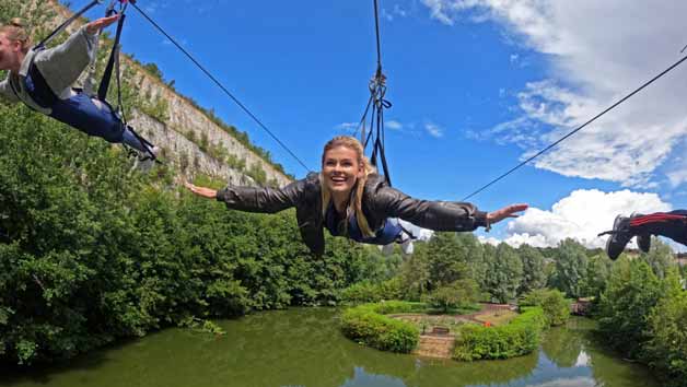 Thrill and Chill for One: Sauna and Skywire at Hangloose at Bluewater Image 1