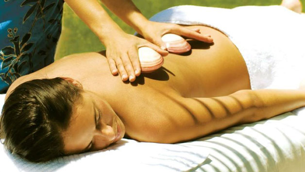 Indian Head, Lava Shell Back or Full Body Massage for One at Rectory House Beauty and Wellness Image 1