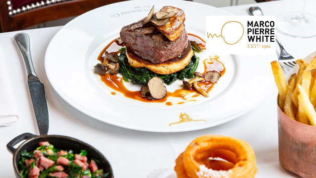 Five Course Gourmet Meal with a Cocktail at Marco Pierre White London Steakhouse Co for Two picture