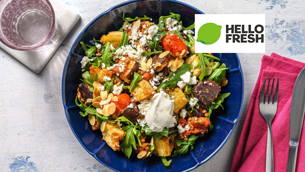 HelloFresh Vegetarian Two Week Meal Kit for Two People with Three Meals Image 1