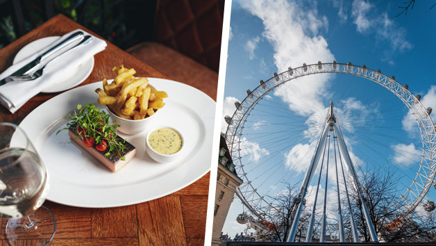 Buy Two Course Meal with a Drink at Mr White's and Entry to the London Eye for Two