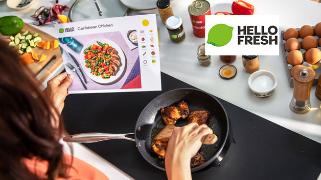 HelloFresh One Week Meal Kit with Four Meals for Three People Image 1