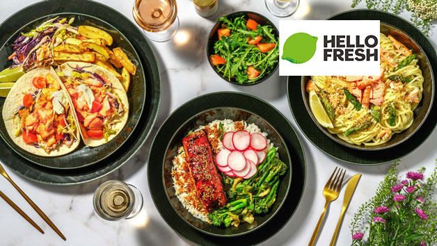 HelloFresh One Week Meal Kit with Three Meals for Two People Image 1